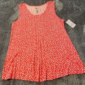 Croft & Borrow tank size Med coral pink